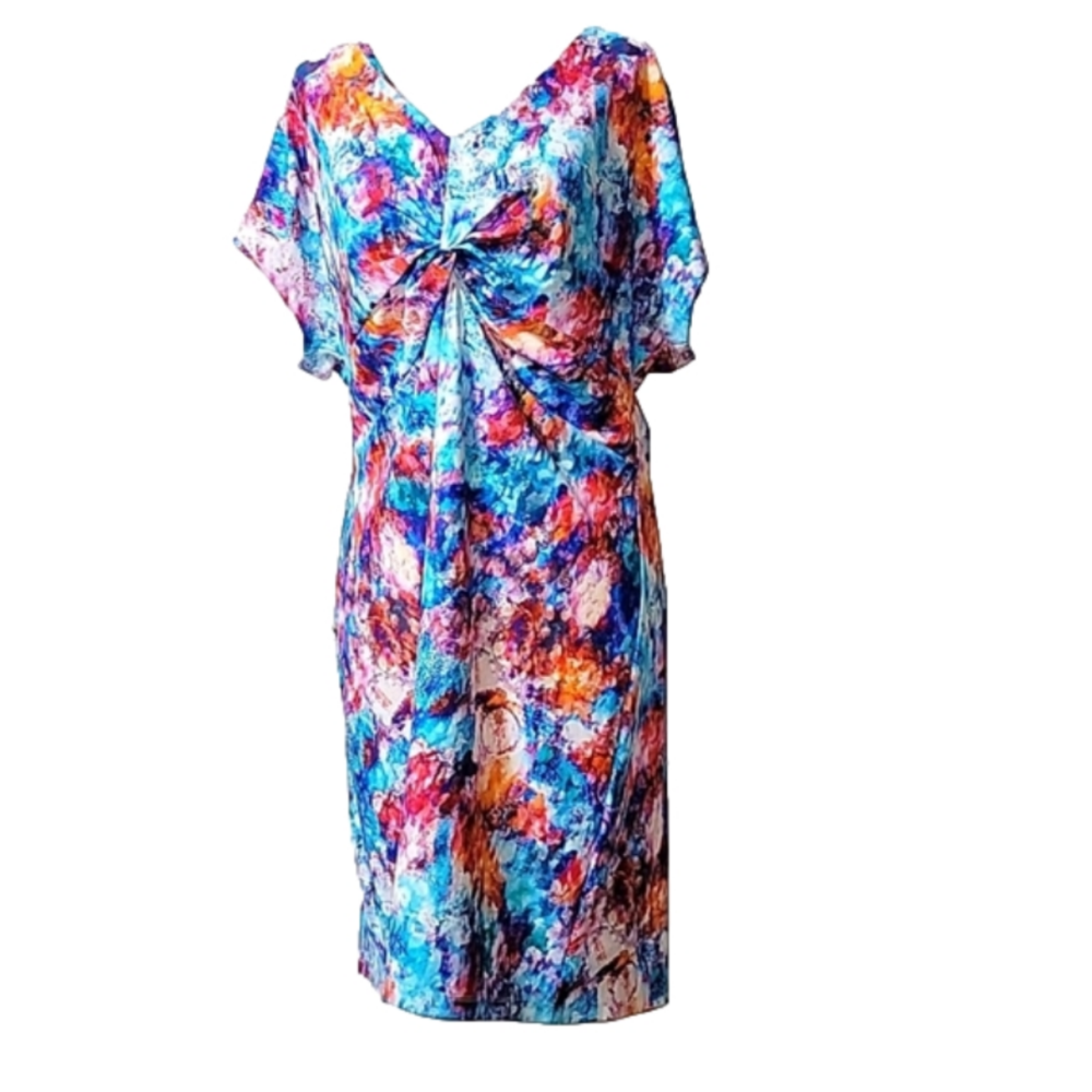 SOFT SURROUNDINGS "DAY SPA SWIM" DRESS In beautiful colors, size Medium, EUC